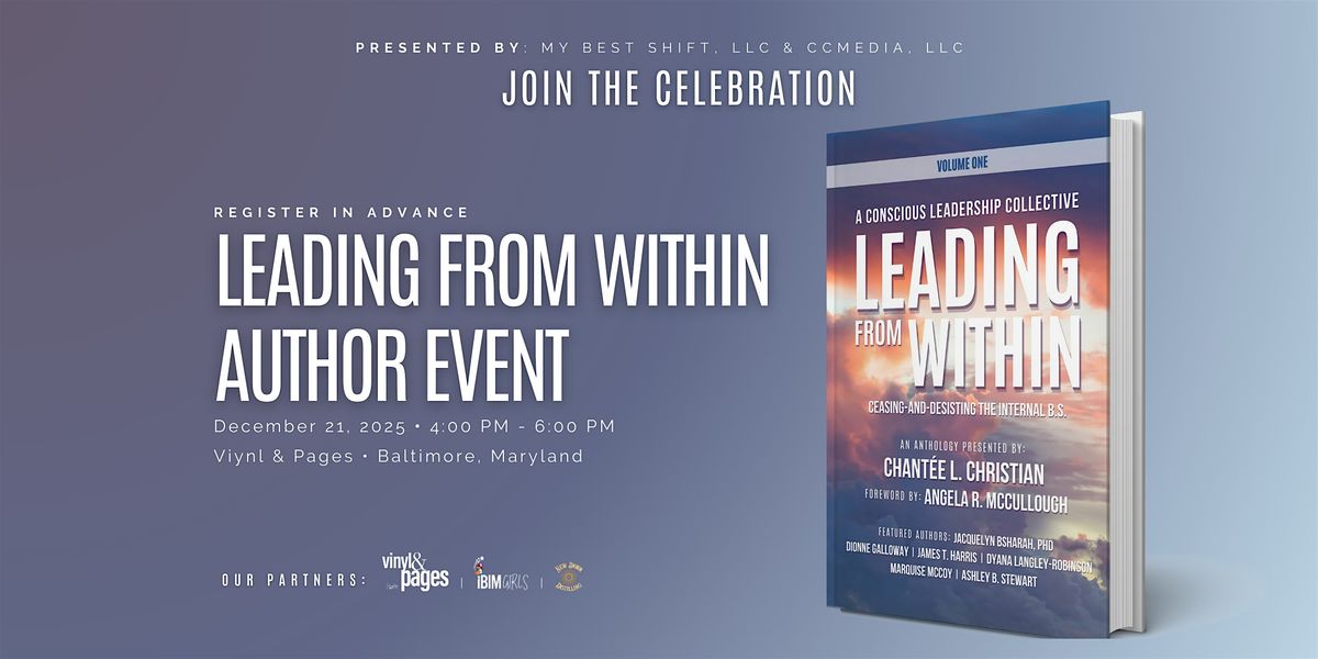 Leading From Within Author Event