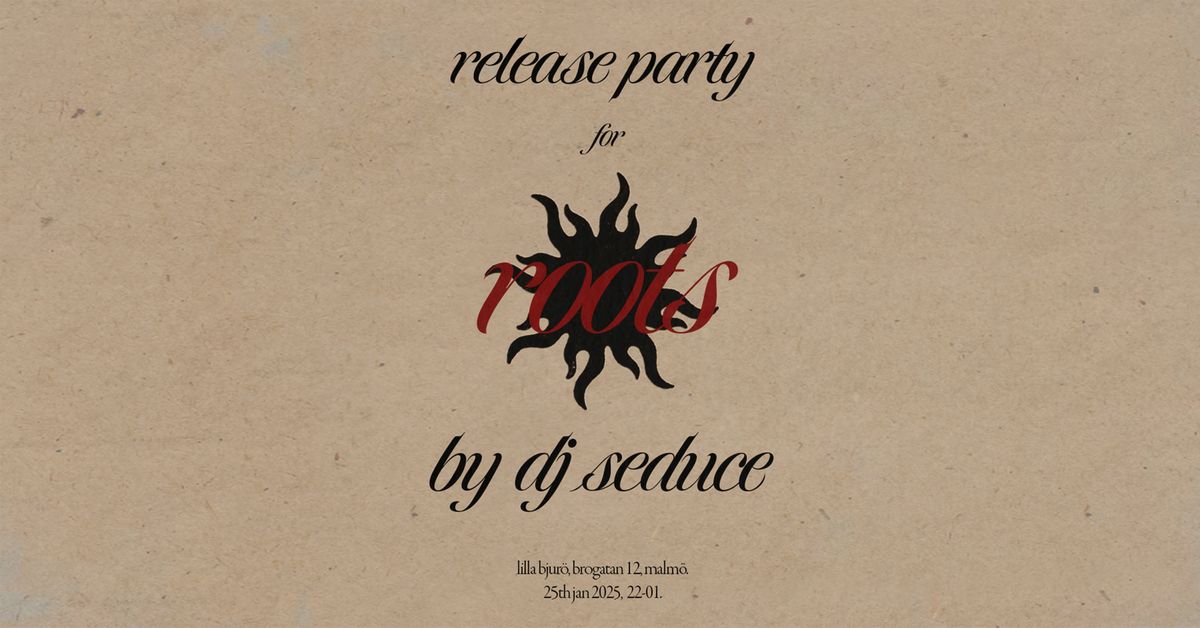 DJ Seduce Album Release Party - Lilla Bjur\u00f6, Brogatan. 