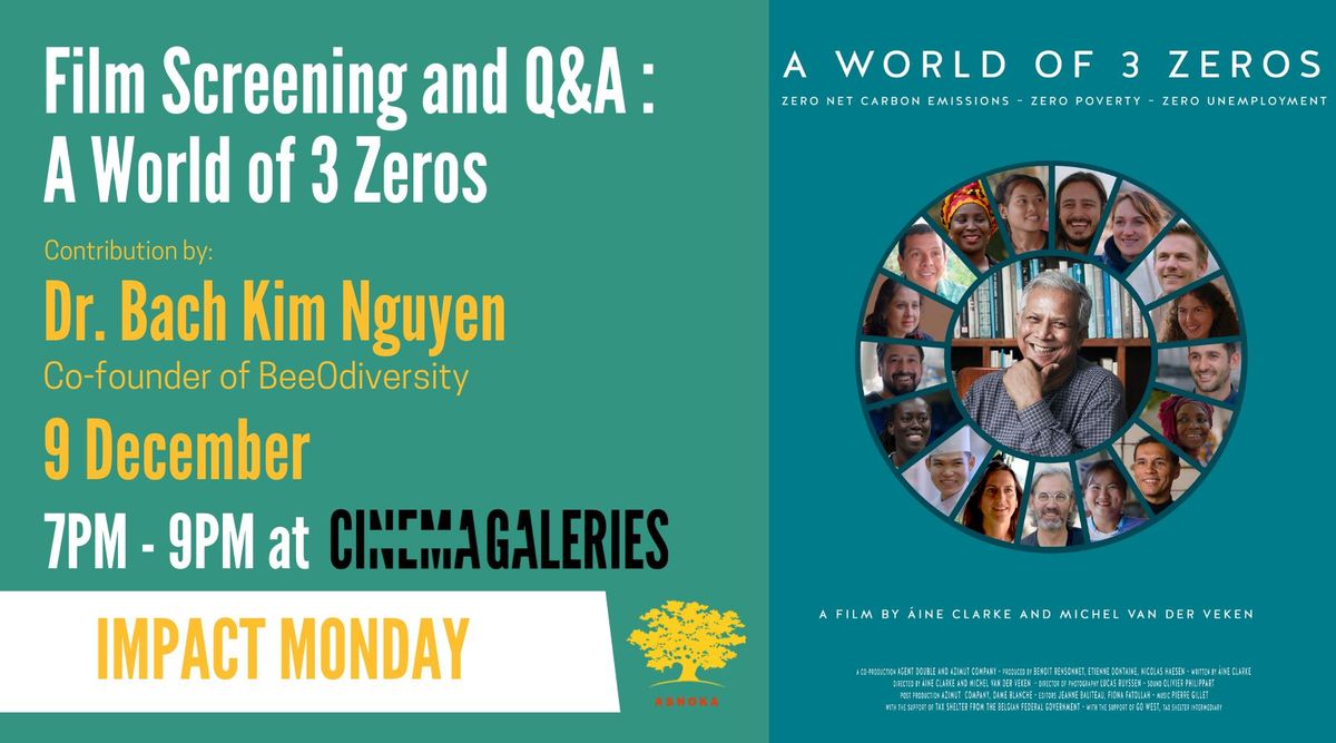 IMPACT MONDAY \u2013 Film Screening and Q&A: A World of 3 Zeros