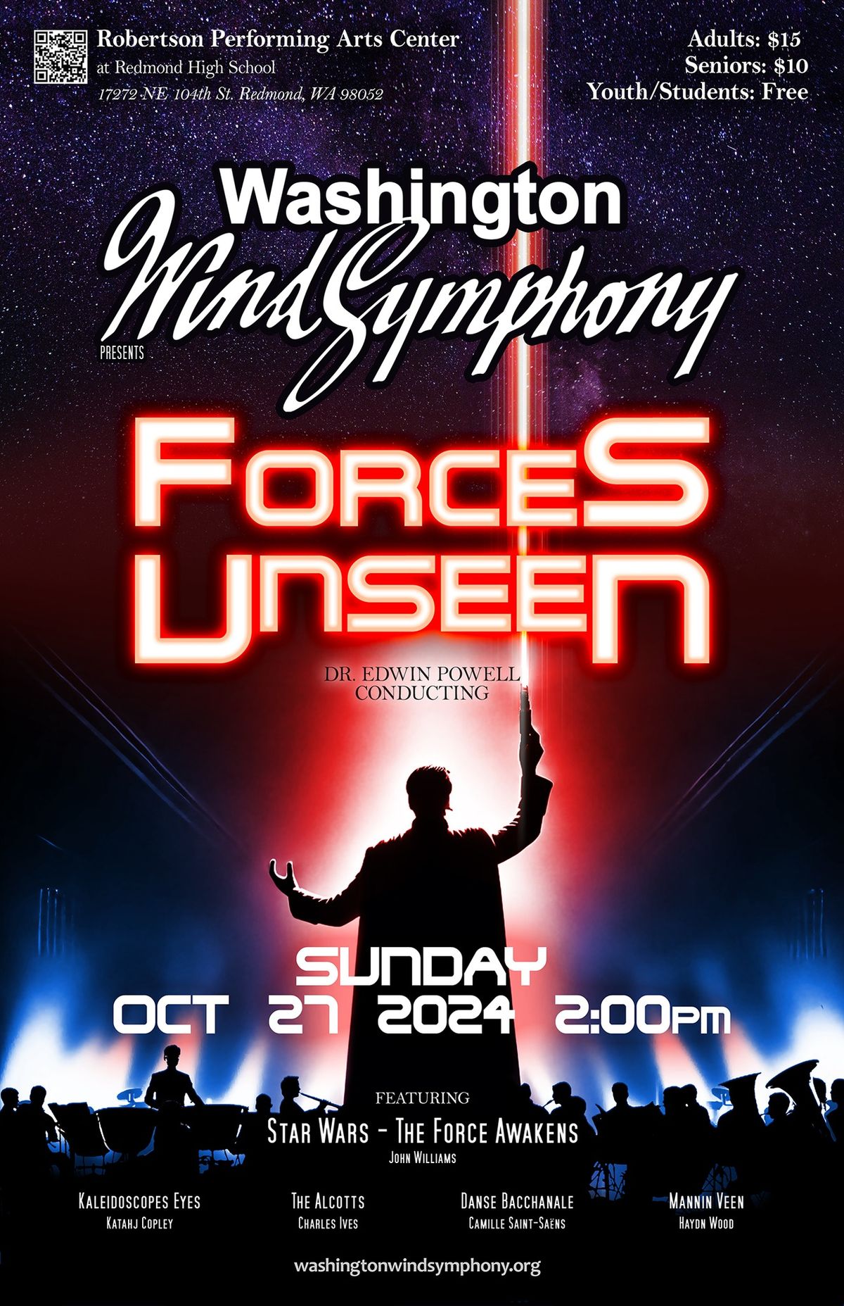 The Washington Wind Symphony presents "Forces Unseen"