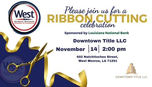 Ribbon Cutting - Downtown Title