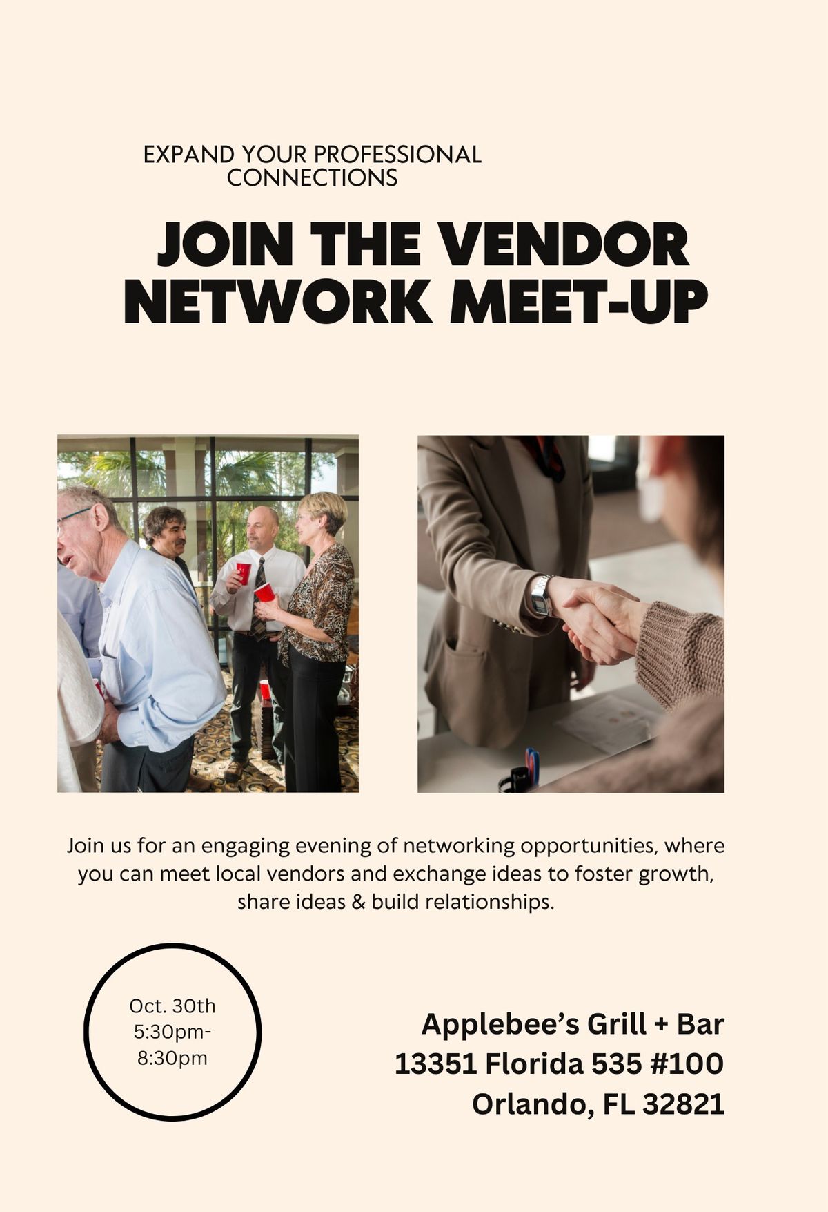 The Vendor Network-Meet Up