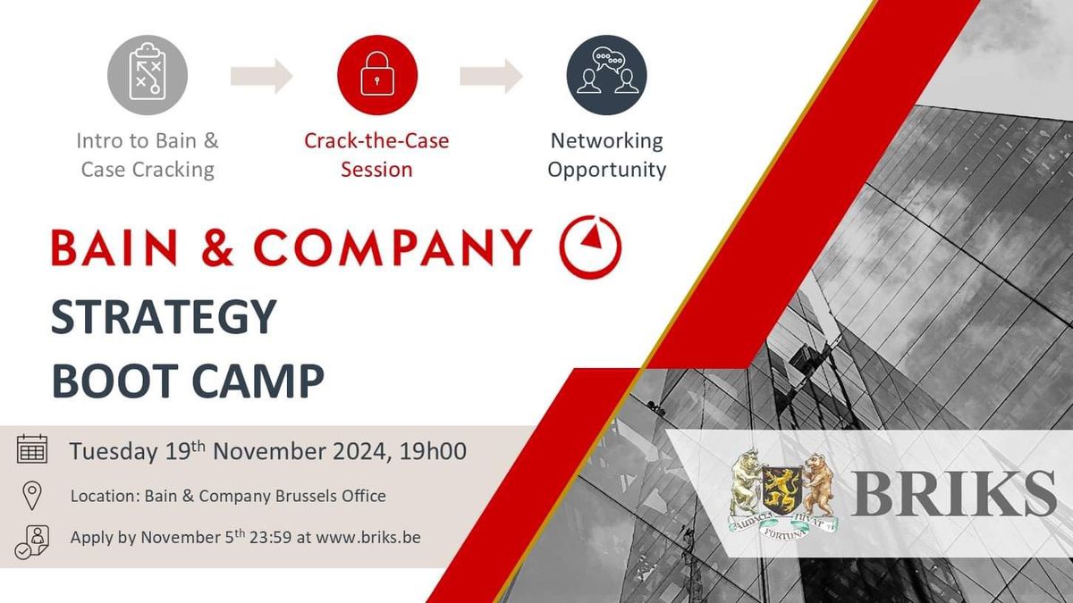 Bain & Company Strategy Boot Camp 2024