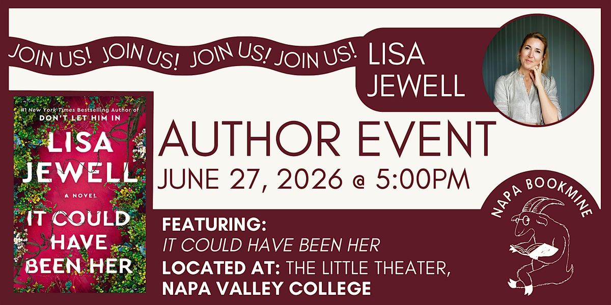Author Event: An Evening with Lisa Jewell