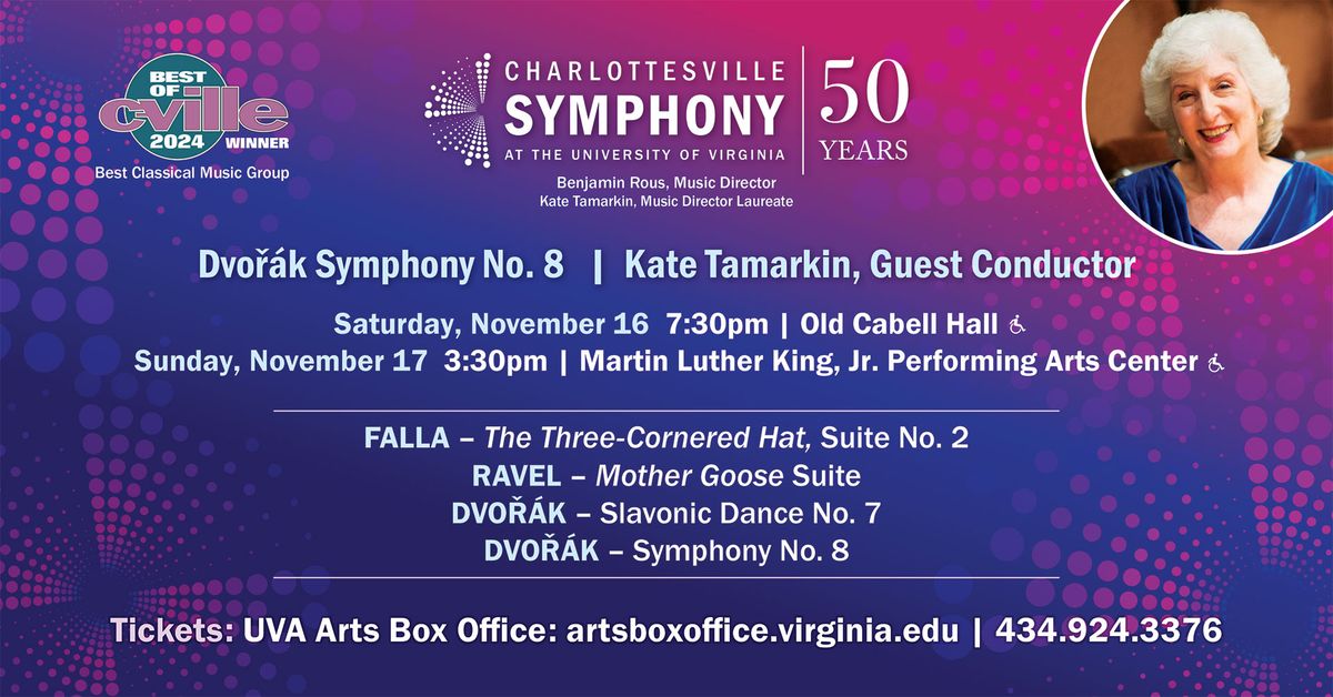 Charlottesville Symphony - Dvo\u0159\u00e1k Symphony No. 8