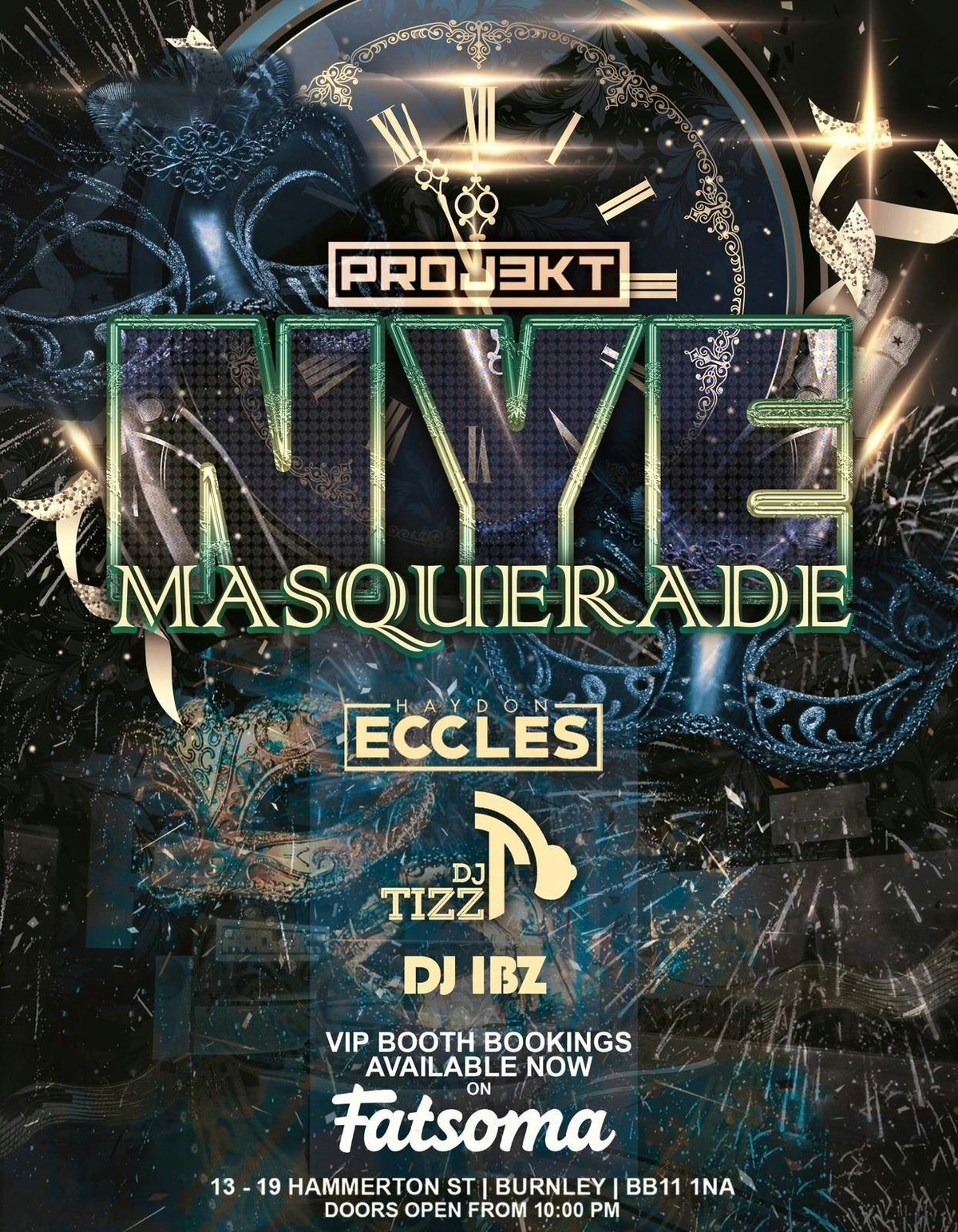 Proj3kt presents NYE Masquerade