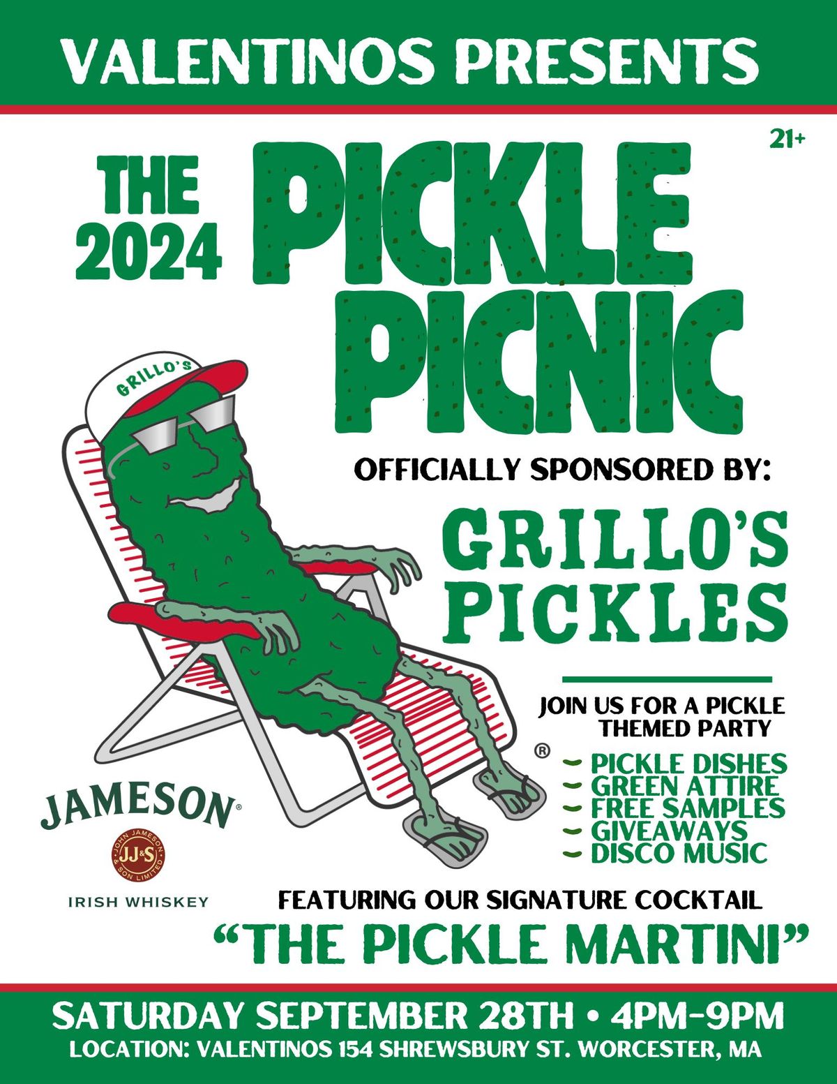 The Pickle Picnic - Sponsored By Grillos Pickles