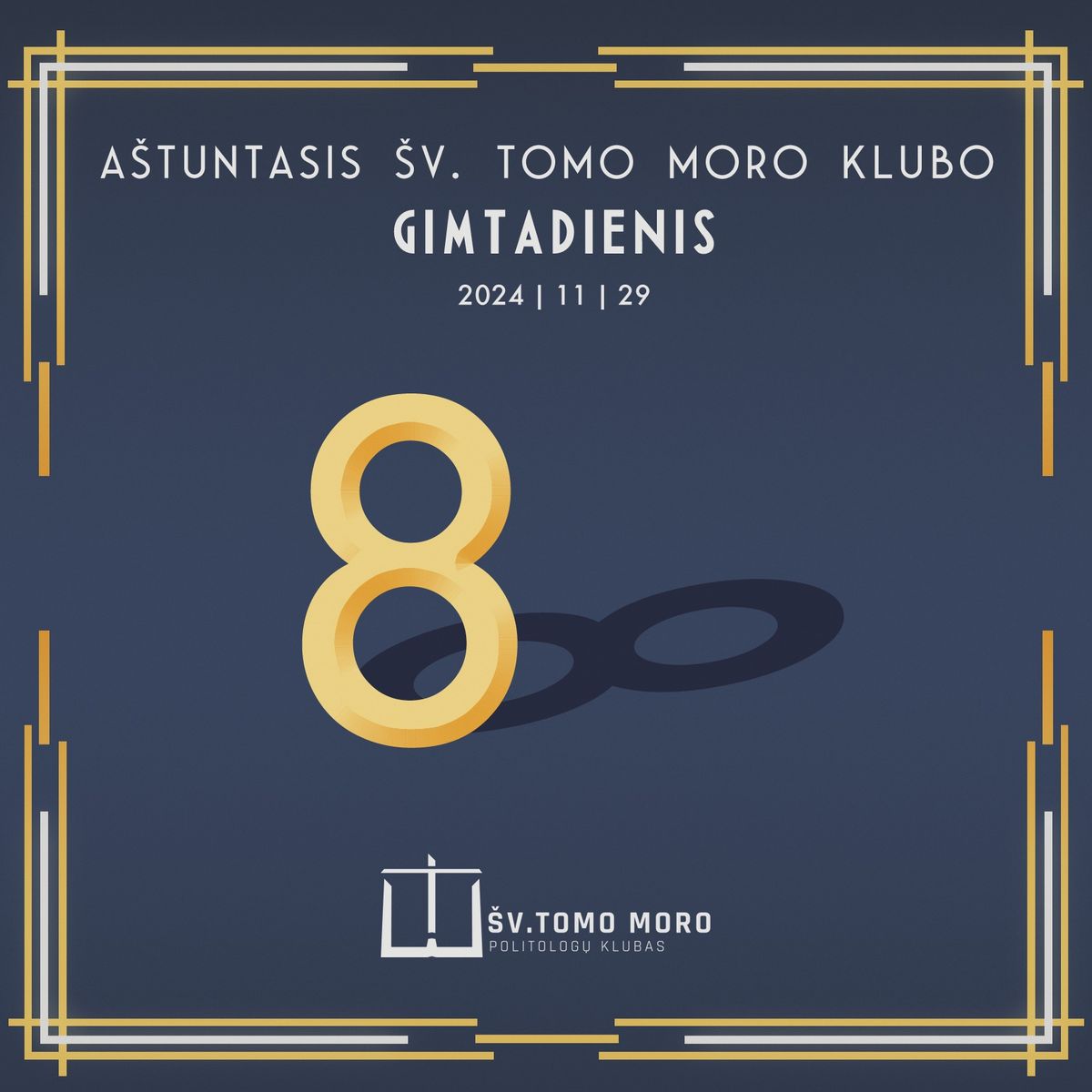 \u0160v. Tomo Moro klubo 8-asis gimtadienis!