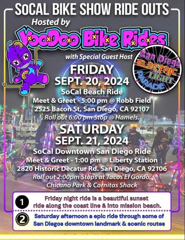 VooDoo Ride #88 Socal Bike Show Ride Outs 