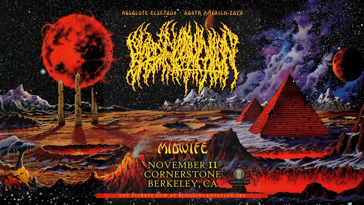 Blood Incantation live at Cornerstone Berkeley w\/ Midwife