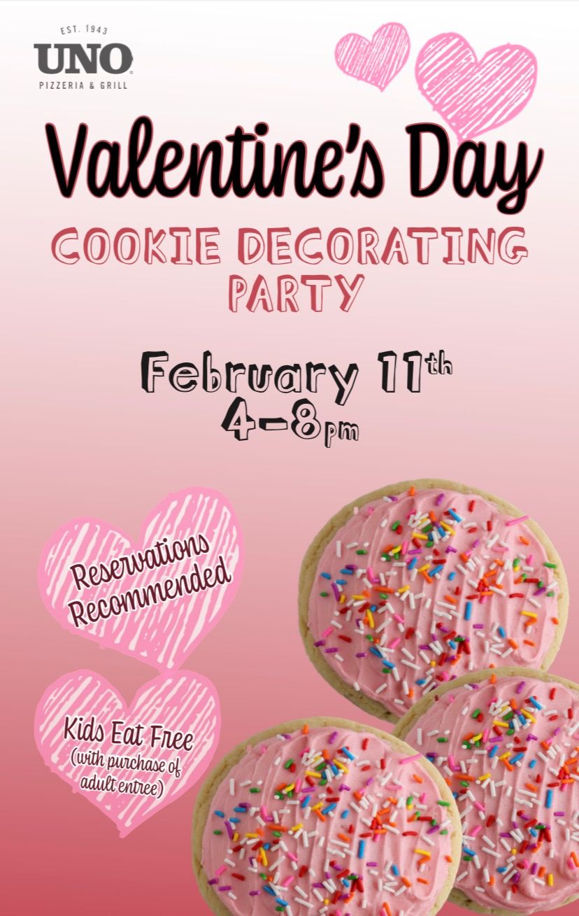 Kid\u2019s Valentine\u2019s Day Cookie Decorating Party