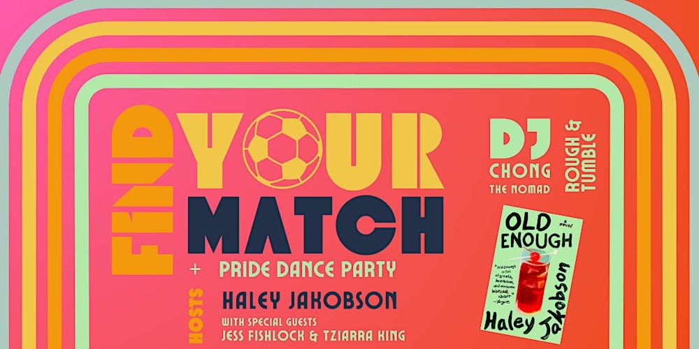 FIND YOUR MATCH!  Queer Speed Dating + Pride Dance Party
