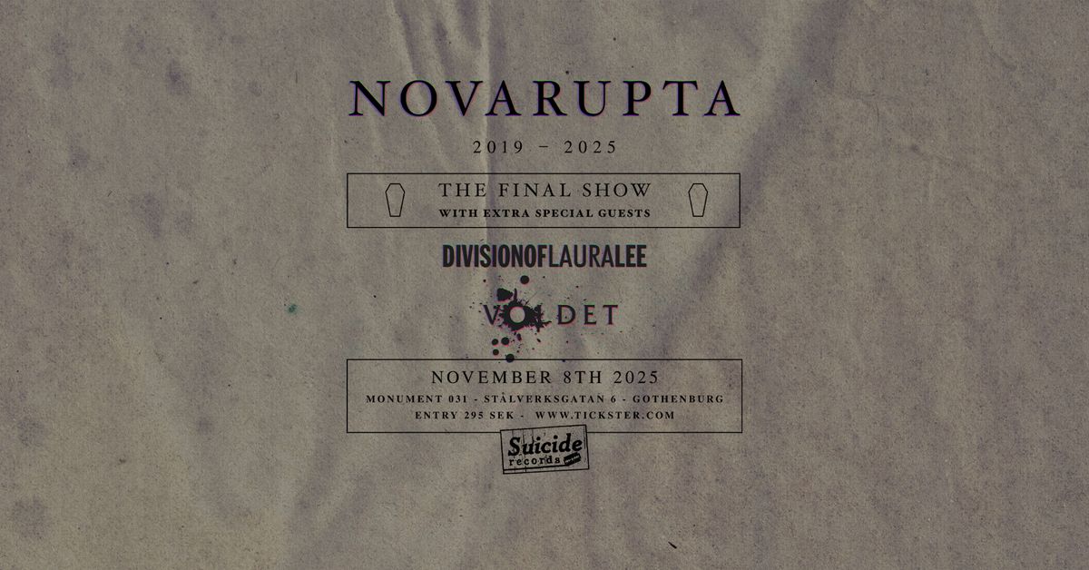 Novarupta (The final show)