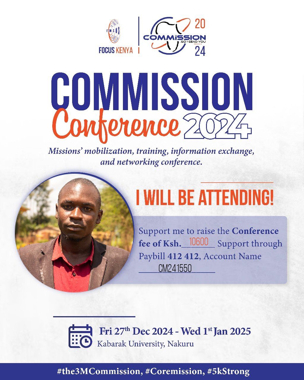 FOCUS KENYA 20 COMM; COMMISSION 24 COMMISSION Conference