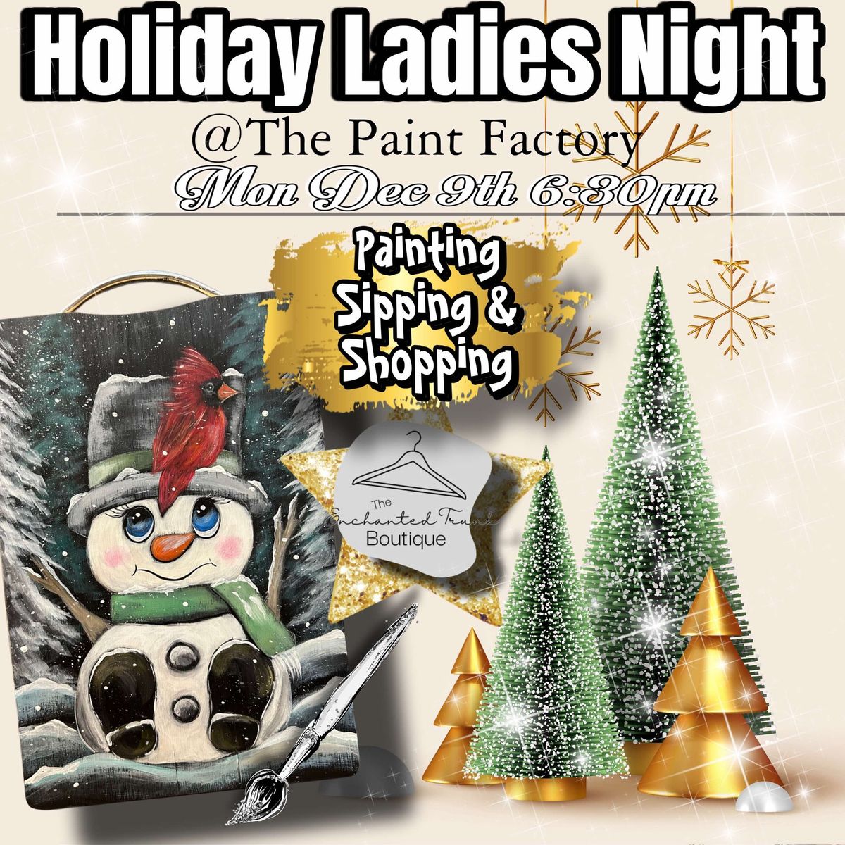 Holiday Ladies Night at The Paint Factory