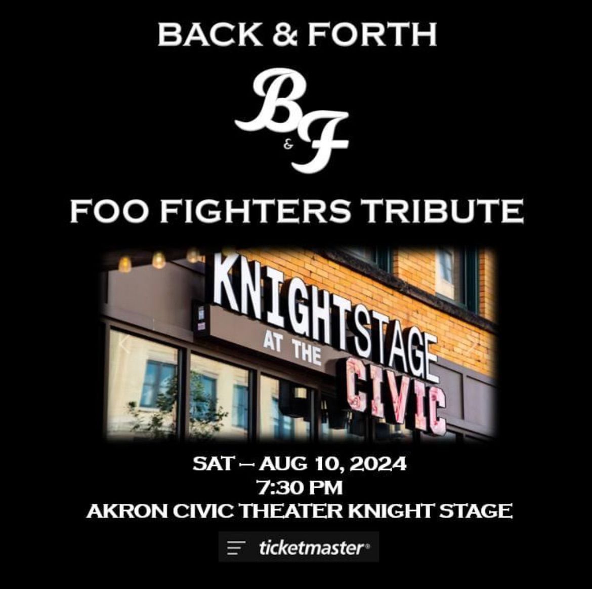 Back & Forth Live at the Knight Stage Akron Civic Theatre