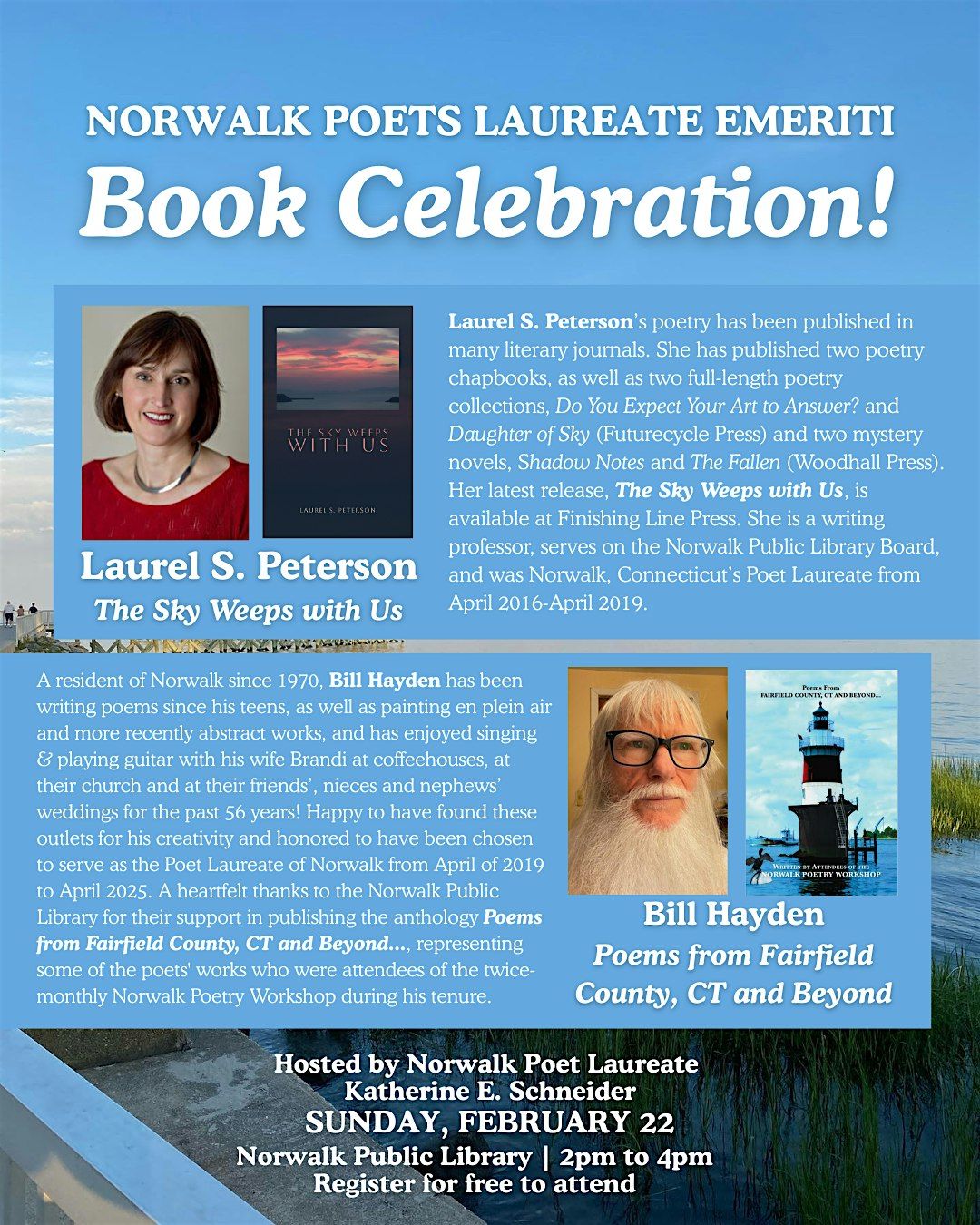 Norwalk Poets Laureate Emeriti Book Celebration!