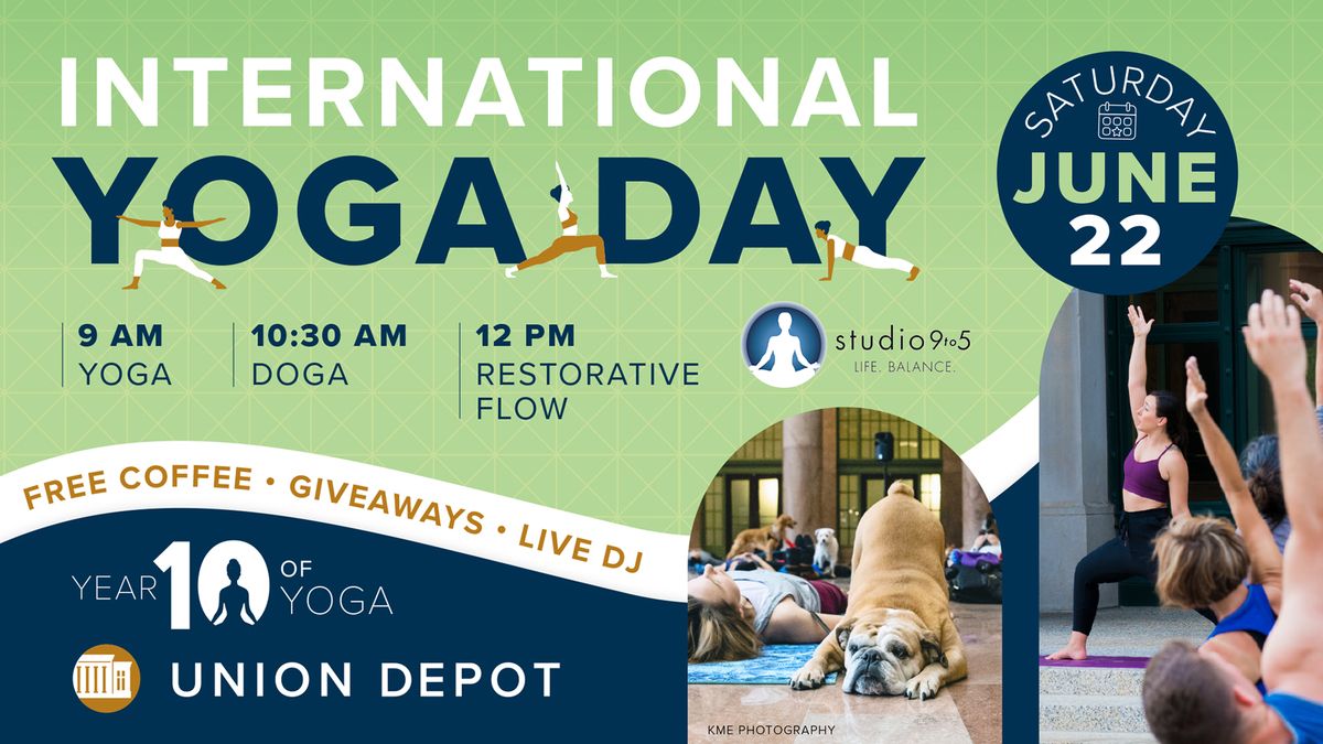 International Yoga Day at Union Depot