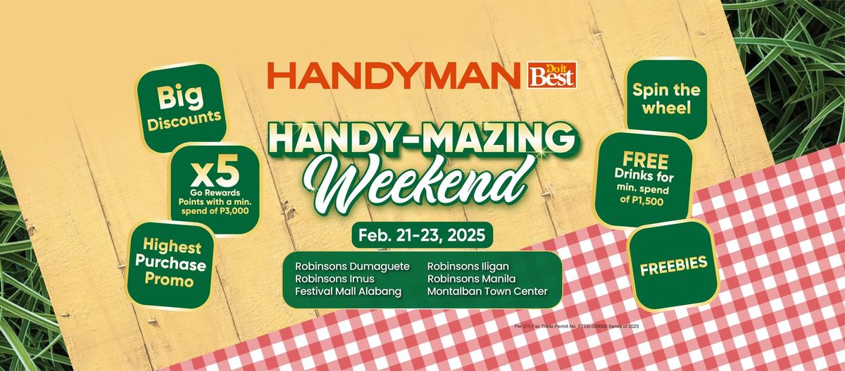 Handy-mazing Weekend