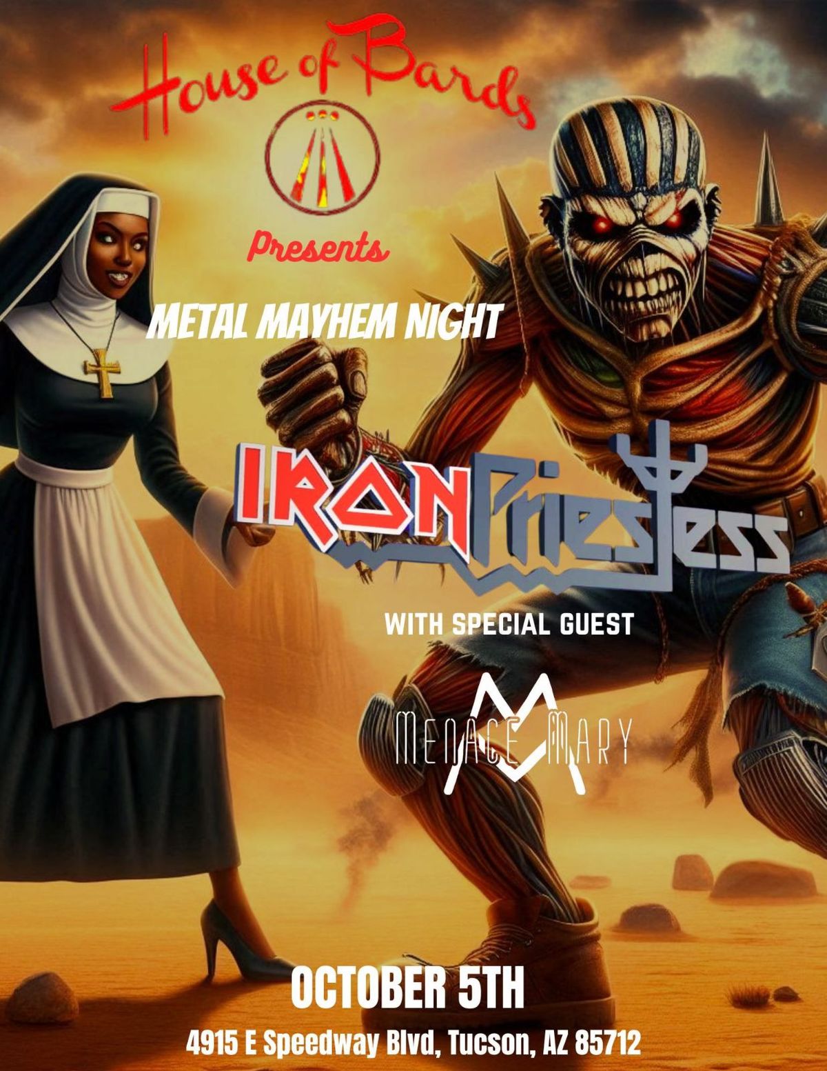 Metal Mayhem Night -- Iron Priestess & Menace Mary 