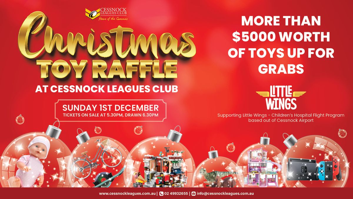 Christmas Toy Raffle at Cessnock Leagues Club