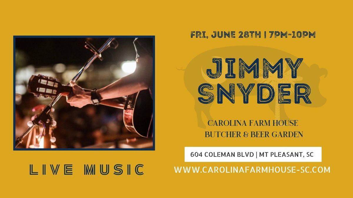 Live Music - Jimmy Snyder
