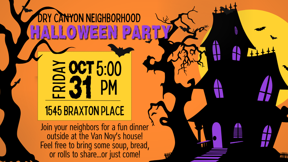 Dry Canyon Neighborhood Halloween Party