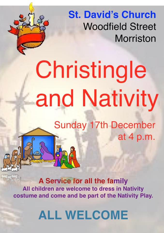 Christingle and Nativity Service, St. Davids Church Morriston, Swansea ...