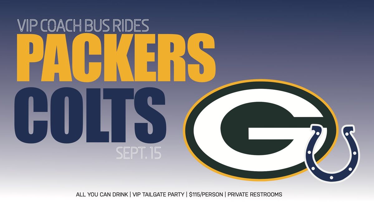 Packers vs. Colts VIP Coach Buses