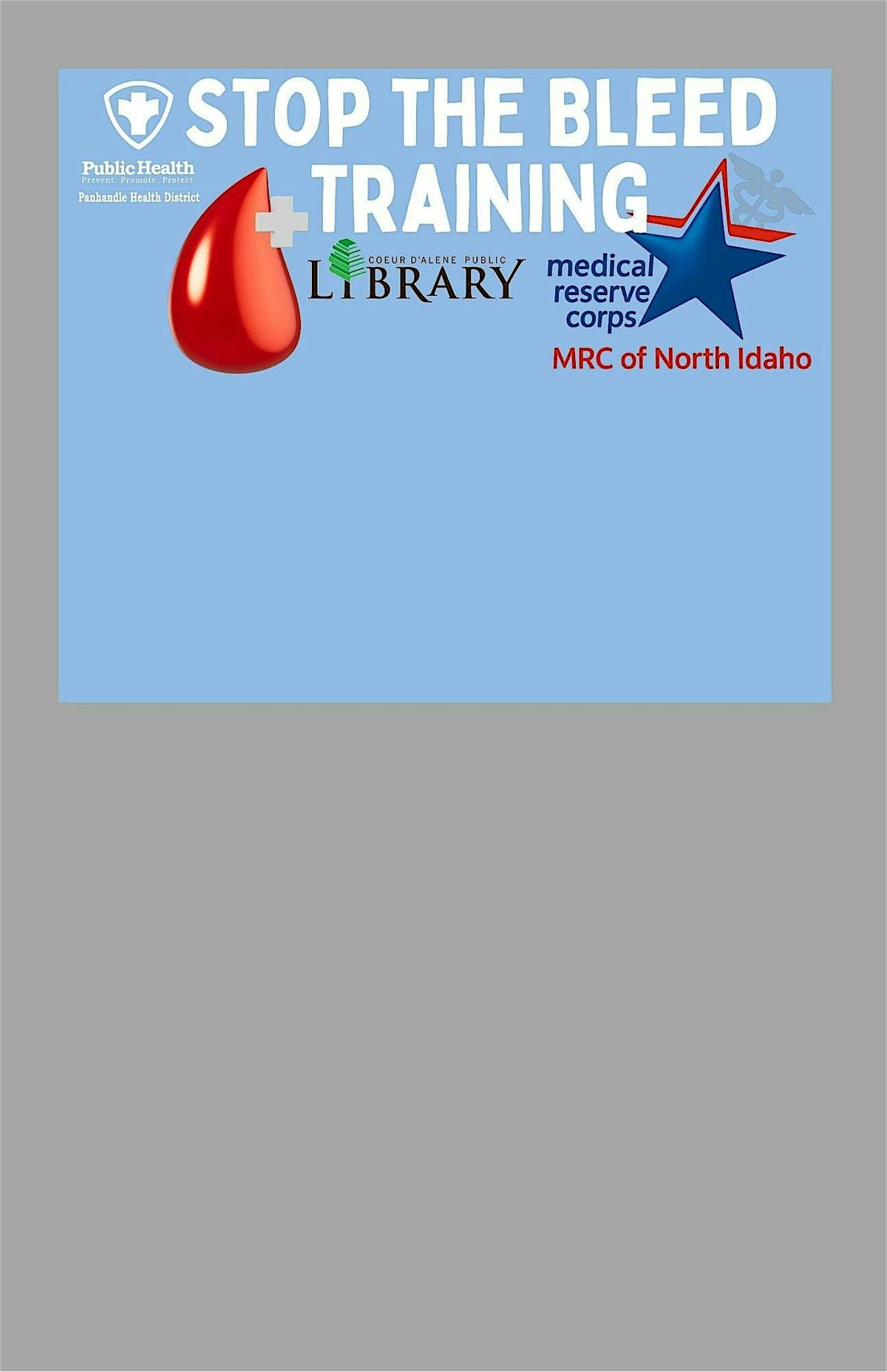 Stop the Bleed Class ALL AGES