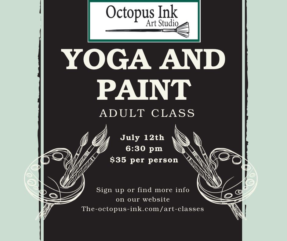 Yoga and paint class 
