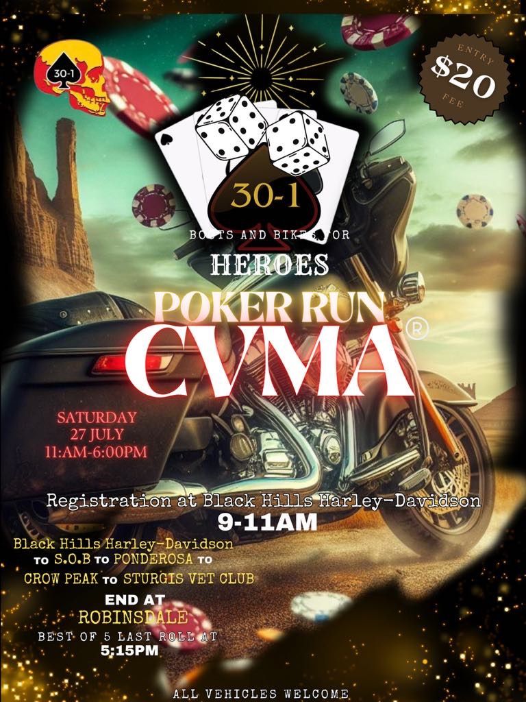 Boots and Bikes for Heroes Poker Run
