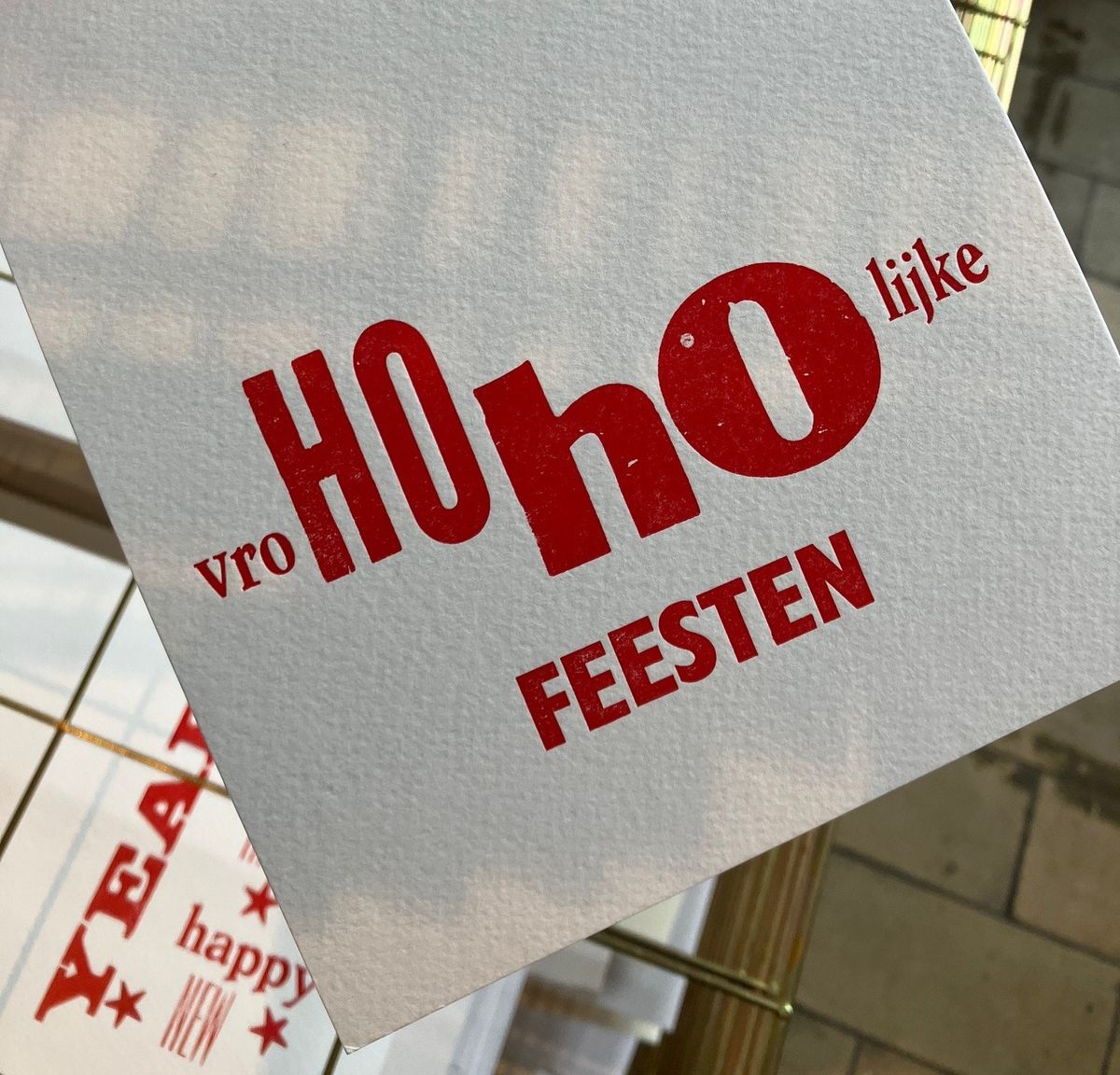 WORKSHOP \/\/ LETTERPRESS \/\/ KERSTKAARTJES DRUKKEN