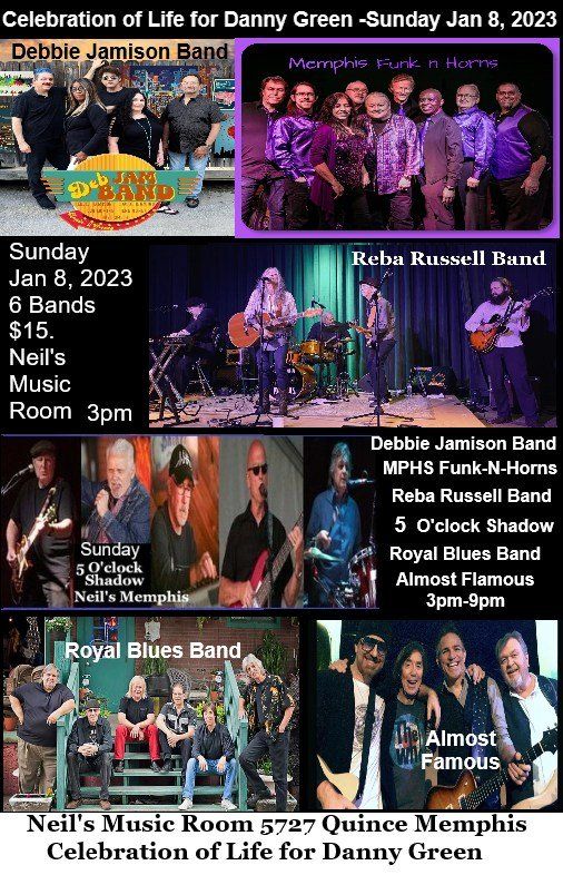 Dont Miss 5 OClock Shadow at The Danny Green Benefit This Sunday!, Neil