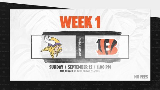 Bengals Home Opener & Tailgate