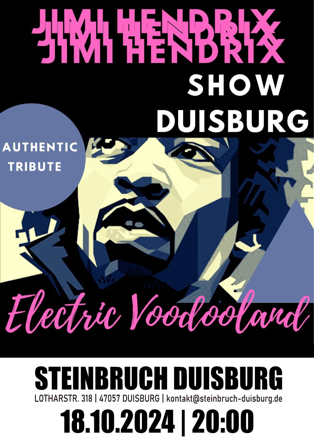 ELECTRIC VOODOOLAND \u2013 a tribute to JIMI HENDRIX