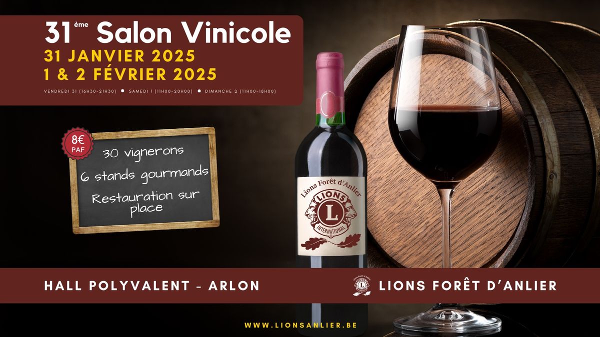 Salon Vinicole 2025 du Lions For\u00eat d'Anlier