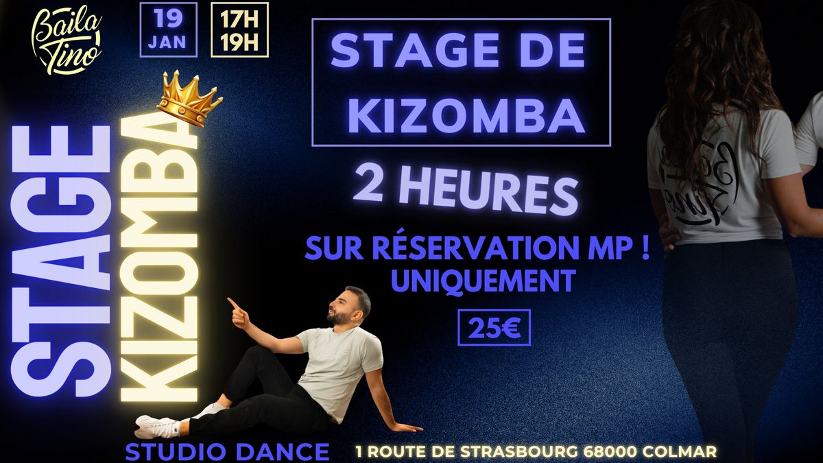 Stage de Kizomba sur inscription - Studio Danse