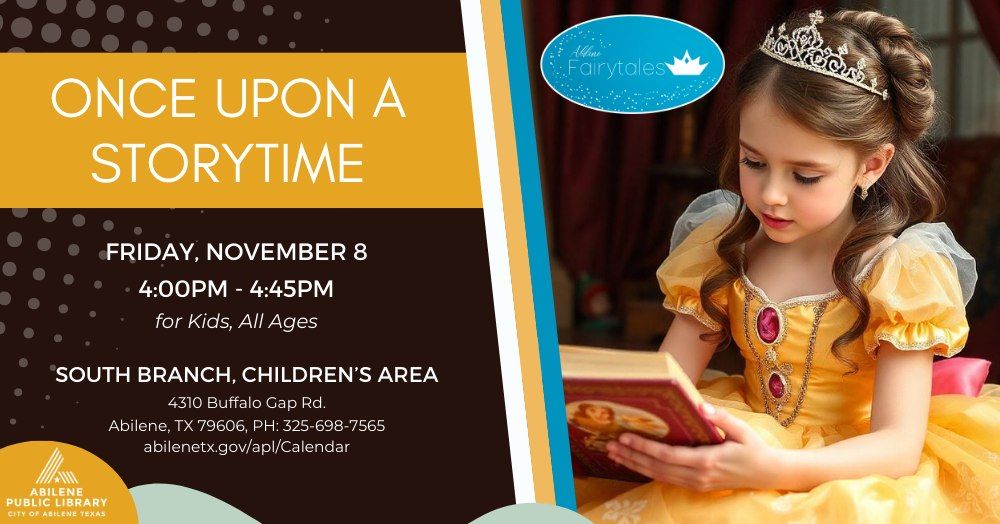 Once Upon a Storytime (South Branch)