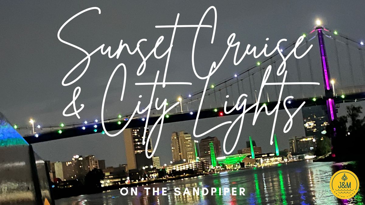 Sunset & City Lights Cruise on The Sandpiper