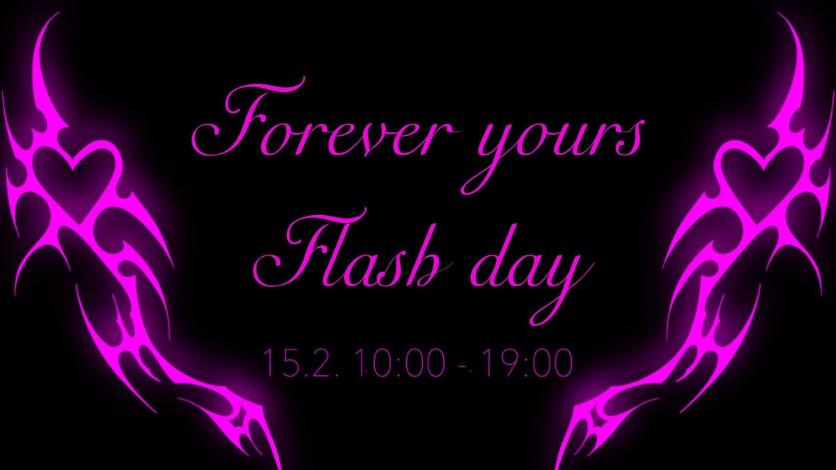 \ud83d\udc98 Forever Yours Flash Day v Bluefox Tattoo! \ud83d\udc98