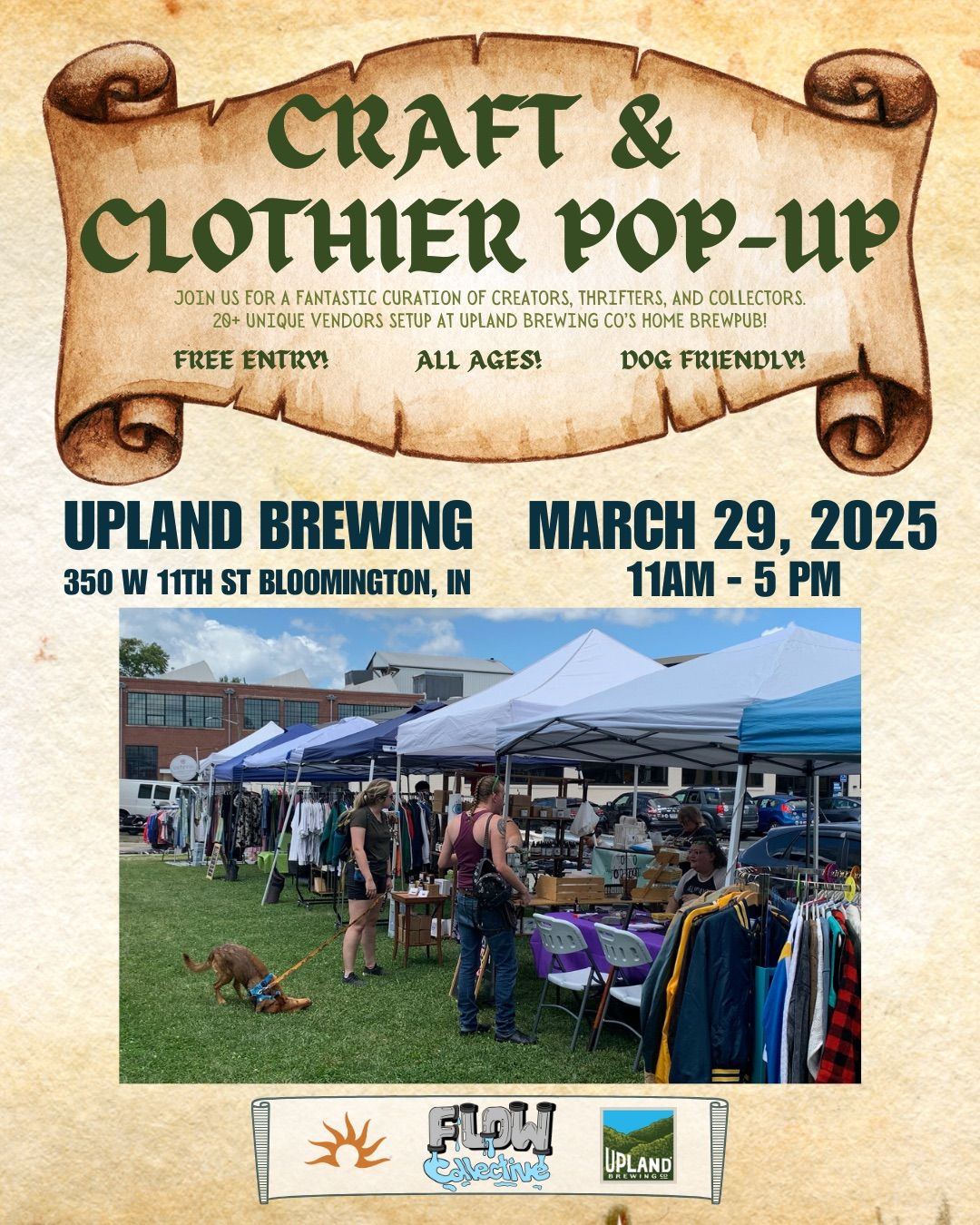 Craft & Clothier Pop-Up @ Upland Bloomington Brewpub