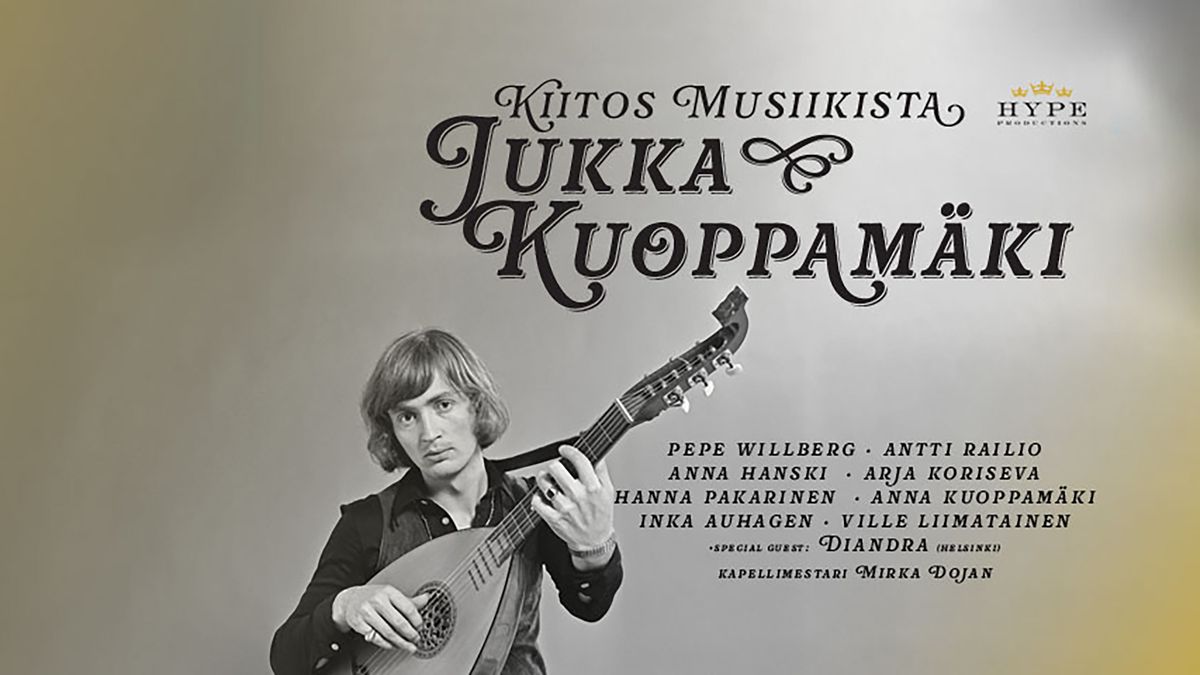 Jukka Kuoppam\u00e4ki \u2013 Kiitos musiikista | Tapiolasali