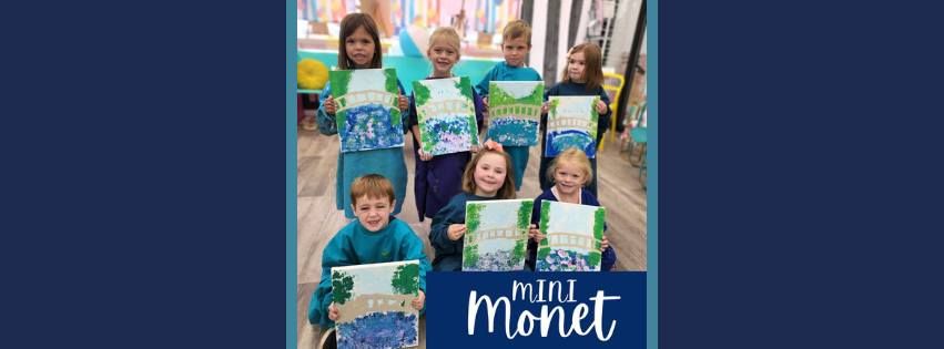 Mini Monet, $115, July 9, 10 & 11th, 1-3pm, ages 4-5