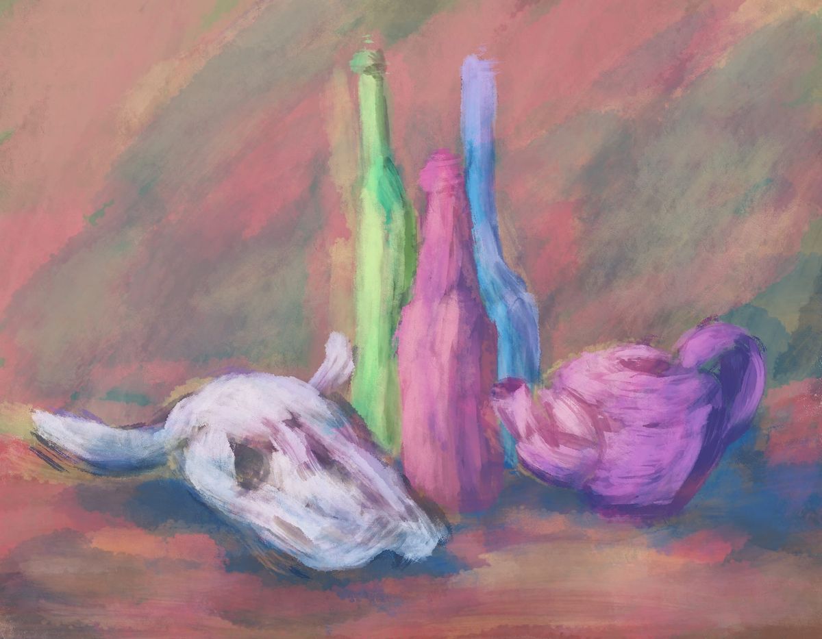 Painting a digital still life with Amanda Bethard 