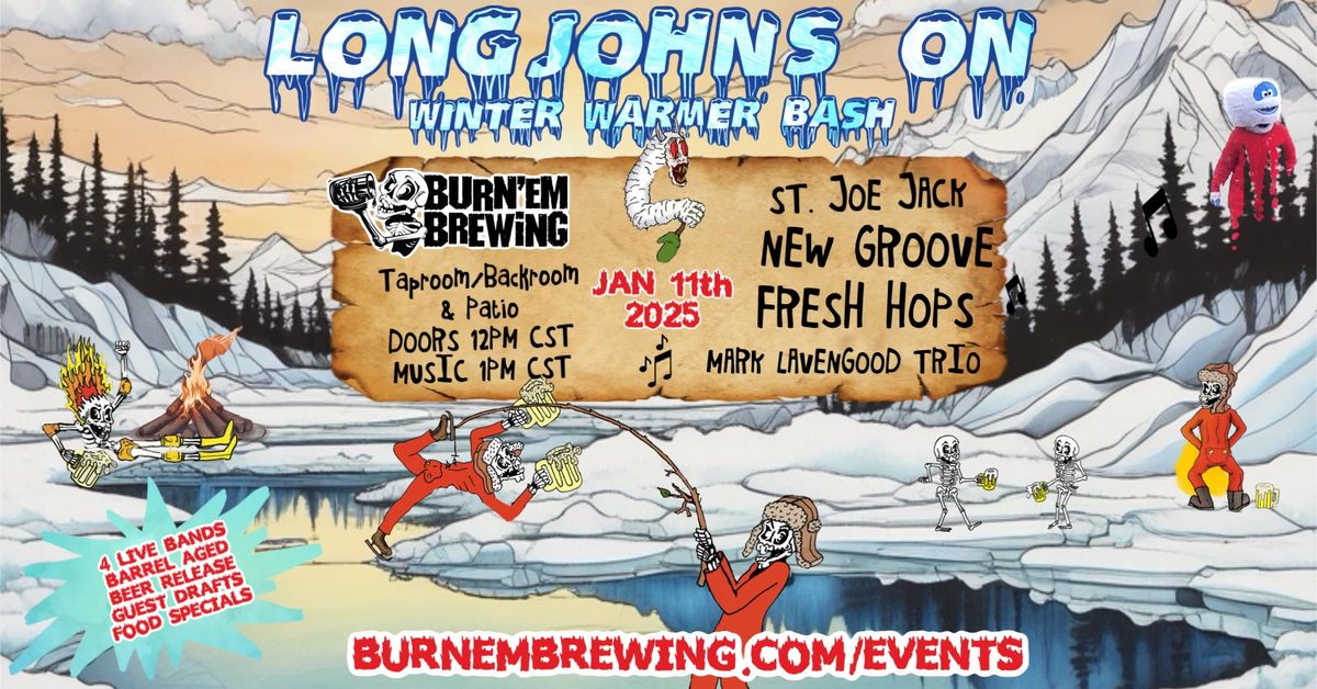 LONGJOHNS ON WINTER WARMER BASH!