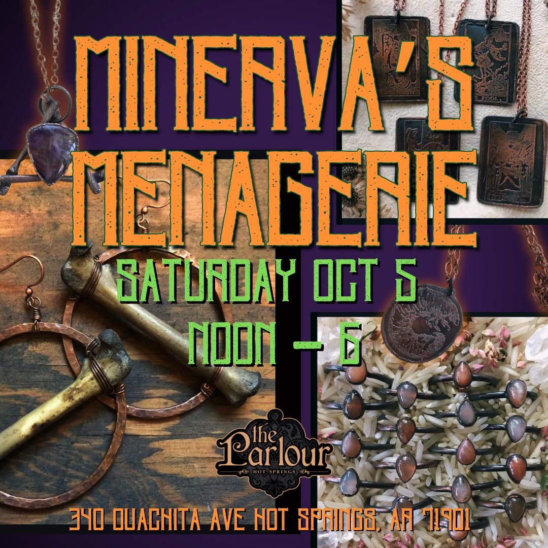 Minerva\u2019s Menagerie Pop-Up at The Parlour