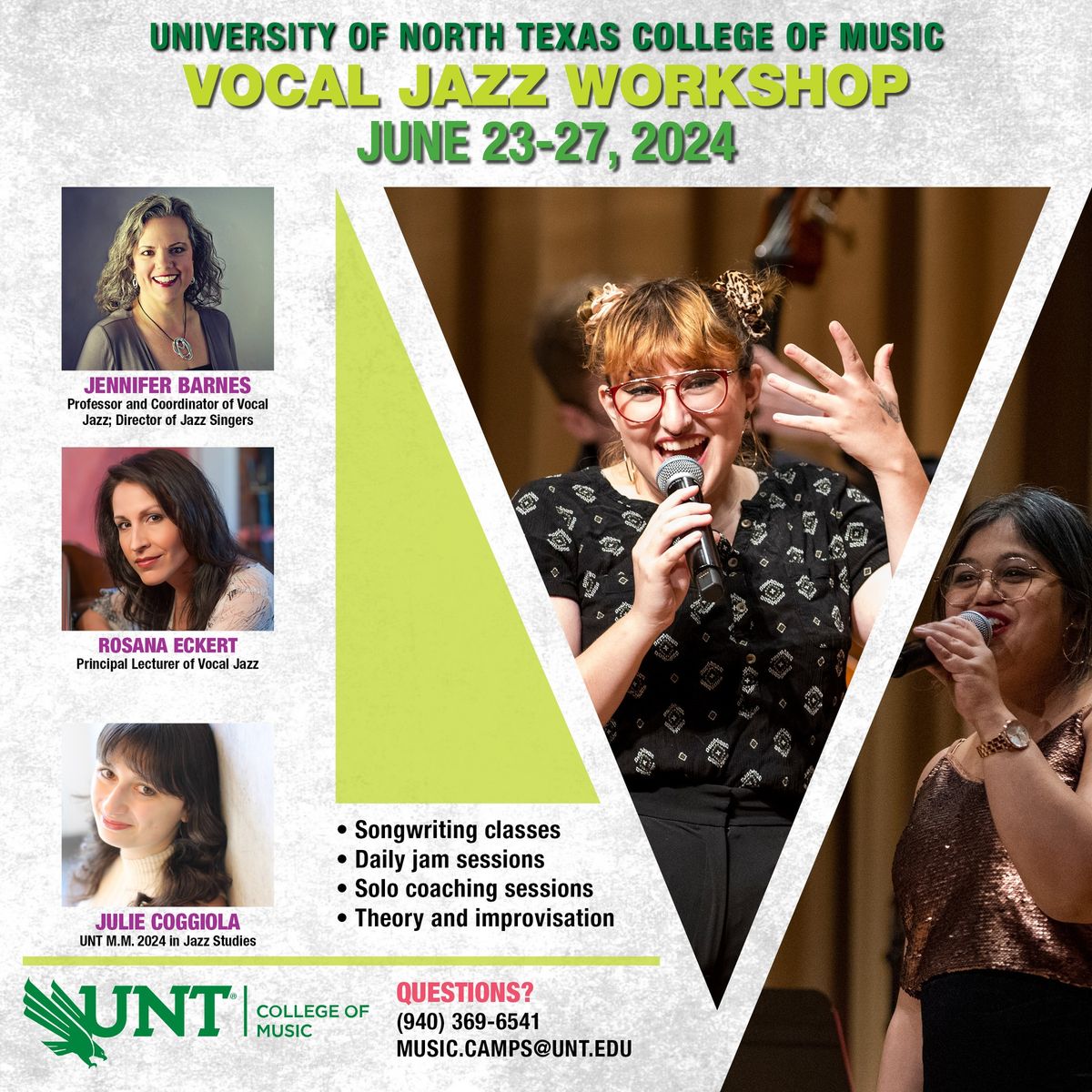 UNT Vocal Jazz Summer Workshop