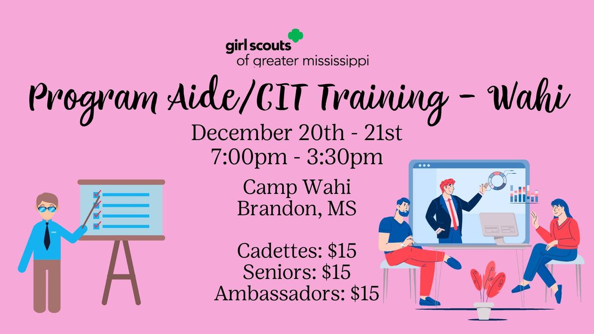 Program Aide\/CIT Training - Wahi