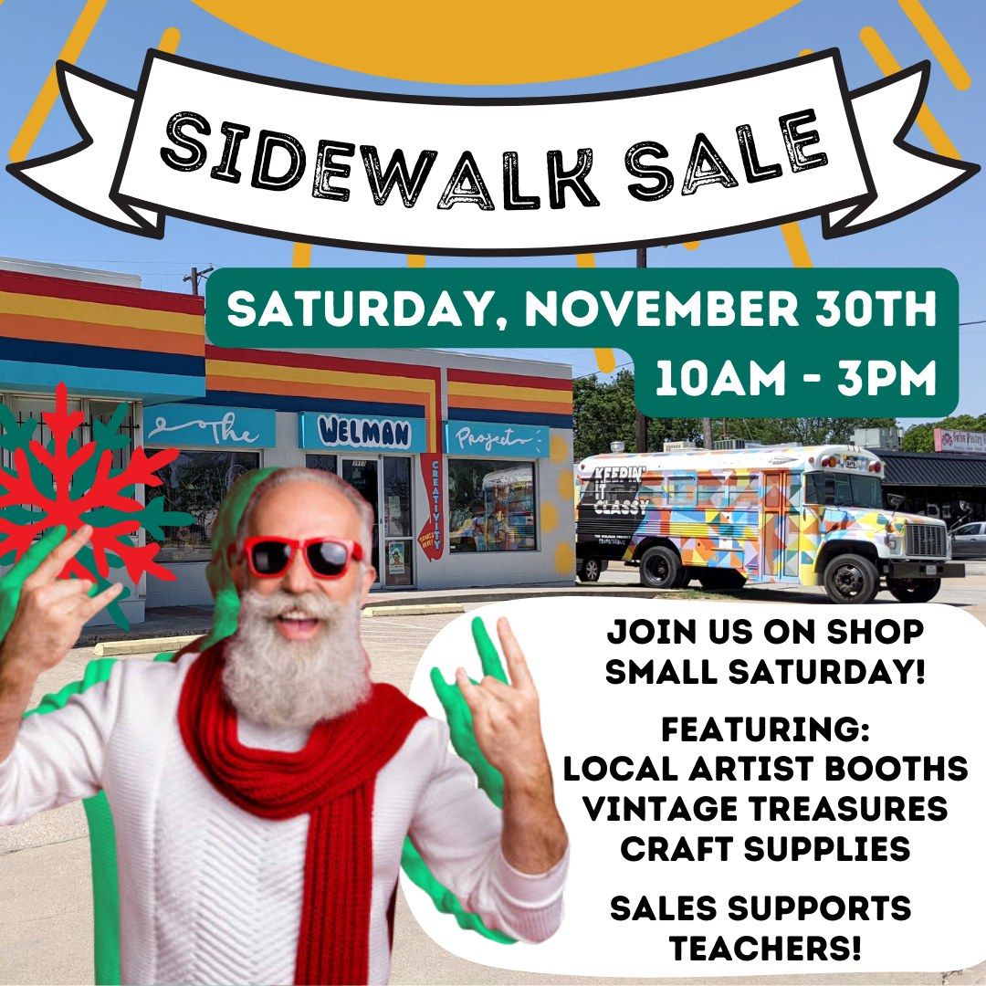 Sidewalk Sale at The Welman Project